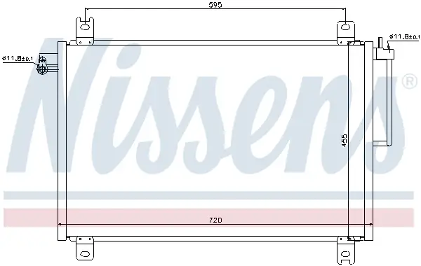 Rabatt NISSENS 94913 - Kondensator, Klimaanlage