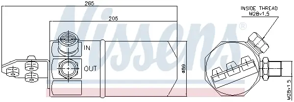 Preis Gesenkt NISSENS 95194 - Trockner, Klimaanlage