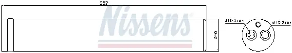 NISSENS 95438 - Trockner, Klimaanlage Preisknaller