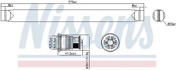 Meistverkauft NISSENS 95571 - Trockner, Klimaanlage