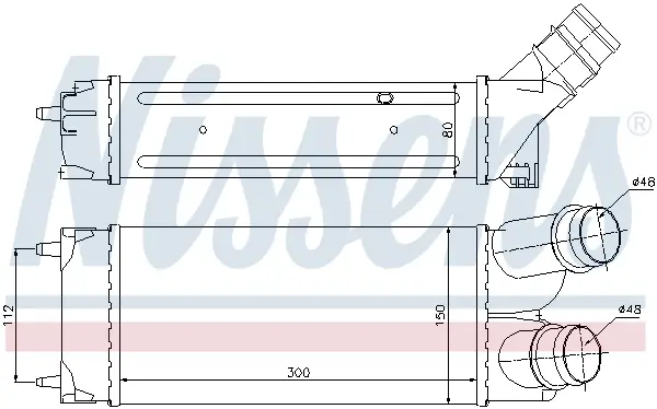 Aktuell NISSENS 96584 - Ladeluftkühler - ** FIRST FIT **