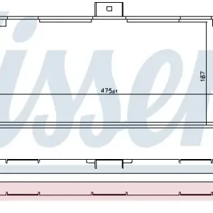 Preiswert NISSENS 96727 - Ladeluftkühler - ** FIRST FIT **