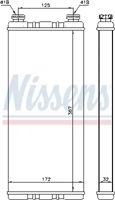 NISSENS 72055 - Wärmetauscher, Innenraumheizung Bestseller