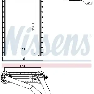Günstig NISSENS 73991 - Wärmetauscher, Innenraumheizung