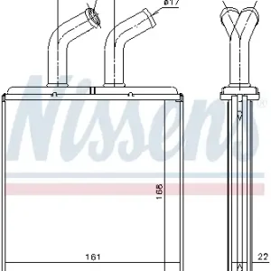 Saisonangebot NISSENS 77514 - Wärmetauscher, Innenraumheizung