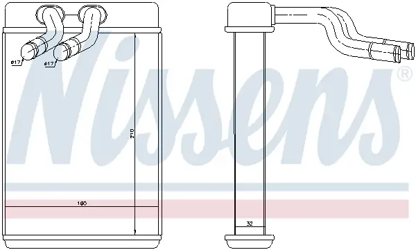 Must-Have NISSENS 77610 - Wärmetauscher, Innenraumheizung