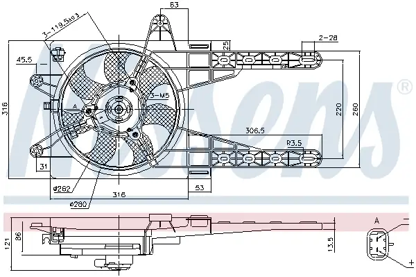 NISSENS 85141 - Lüfter, Motorkühlung Sale