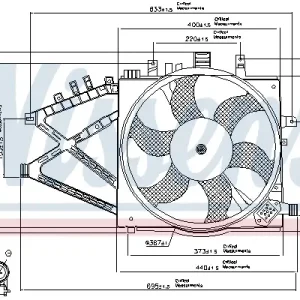 Saisonangebot NISSENS 85190 - Lüfter, Motorkühlung