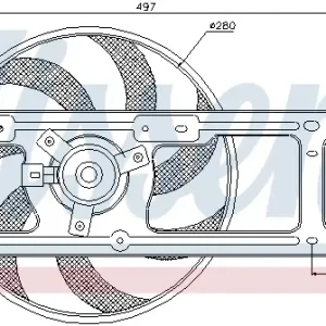 Top-Preis NISSENS 85254 - Lüfter, Motorkühlung