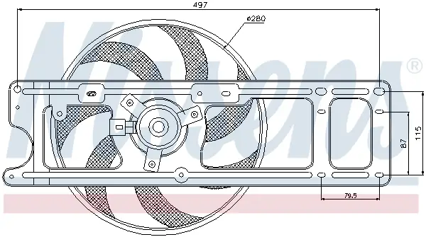 Top-Preis NISSENS 85254 - Lüfter, Motorkühlung