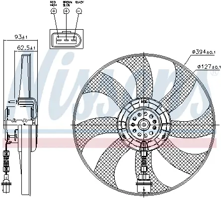 NISSENS 85549 - Lüfter, Motorkühlung Wochenendangebot