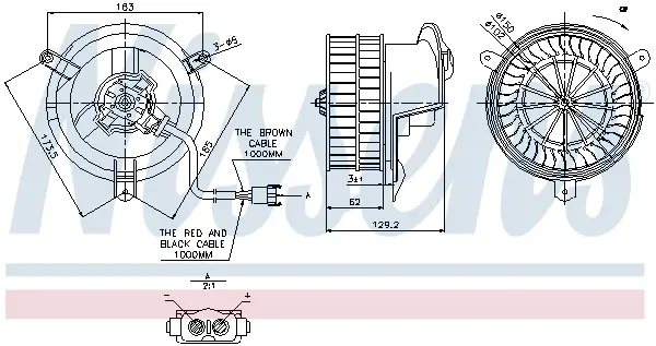 NISSENS 87035 - Innenraumgebläse Schnäppchen