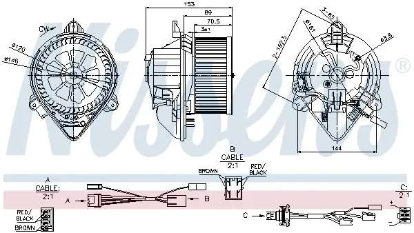 NISSENS 87050 - Innenraumgebläse Online Kaufen