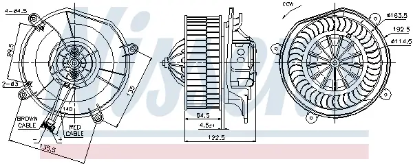 NISSENS 87103 - Innenraumgebläse Neue Ware
