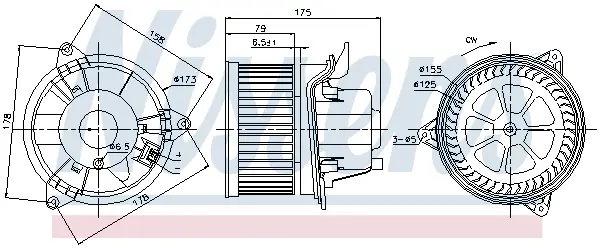 NISSENS 87122 - Innenraumgebläse Billig