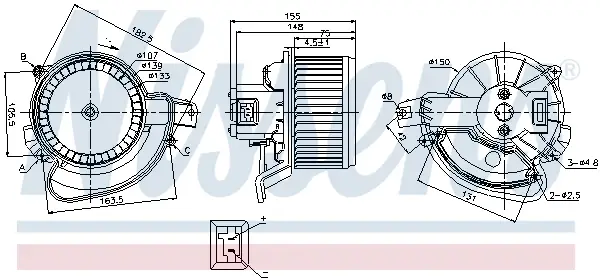 NISSENS 87136 - Innenraumgebläse Direkt Vom Hersteller
