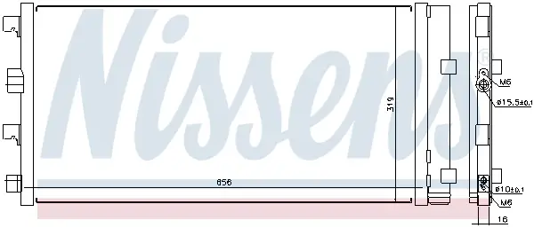 Geprüft NISSENS 940161 - Kondensator, Klimaanlage - ** FIRST FIT **