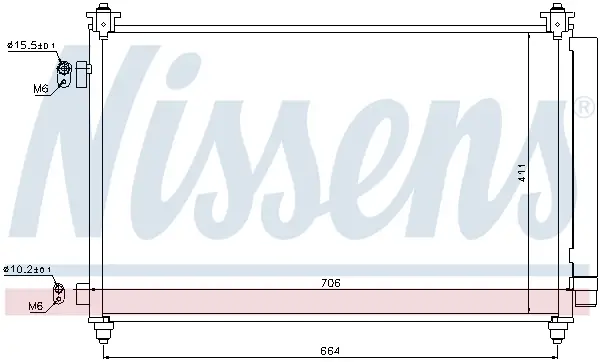 NISSENS 940253 - Kondensator, Klimaanlage - ** FIRST FIT ** Neue Kollektion