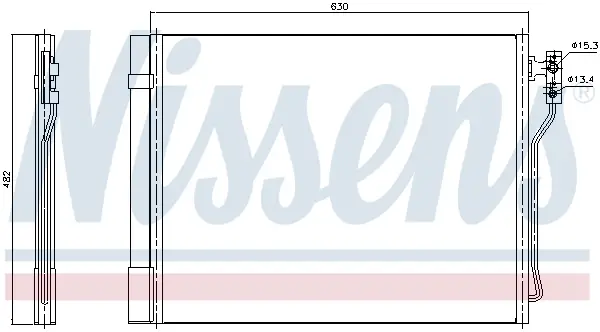 Beliebt NISSENS 940370 - Kondensator, Klimaanlage - ** FIRST FIT **