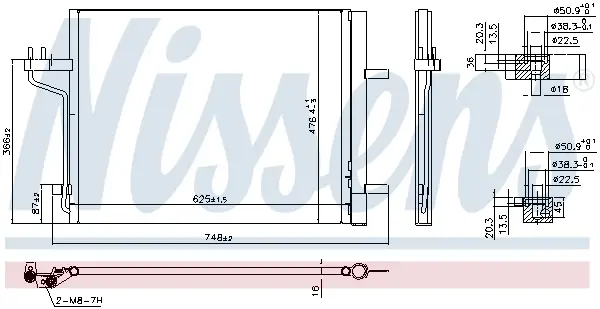 NISSENS 940767 - Kondensator, Klimaanlage Beliebt