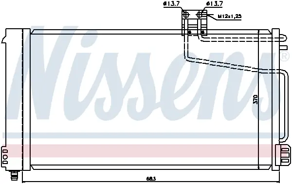 NISSENS 94544 - Kondensator, Klimaanlage - ** FIRST FIT ** Top-Preis