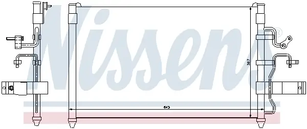 Schnäppchen NISSENS 94413 - Kondensator, Klimaanlage