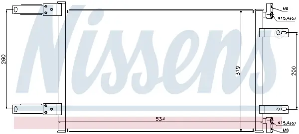 Geprüft NISSENS 94632 - Kondensator, Klimaanlage
