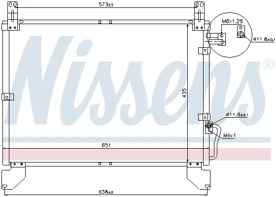 NISSENS 94642 - Kondensator, Klimaanlage Top-Angebot