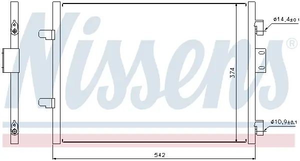 NISSENS 94656 - Kondensator, Klimaanlage Must-Have