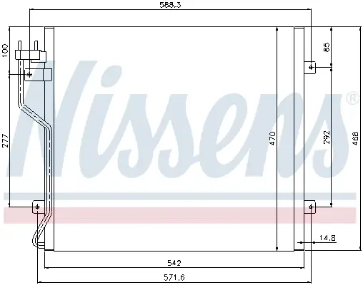 NISSENS 94773 - Kondensator, Klimaanlage Top-Seller