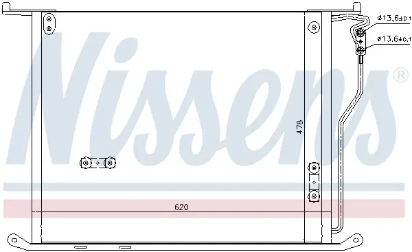 Preisknaller NISSENS 94980 - Kondensator, Klimaanlage - ** FIRST FIT **