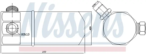 NISSENS 95117 - Trockner, Klimaanlage Neuheit