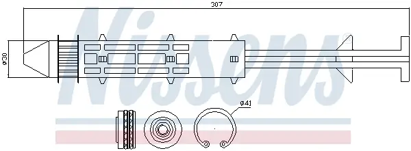 Preisreduziert NISSENS 95319 - Trockner, Klimaanlage - ** FIRST FIT **