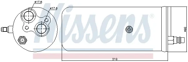 Finale Aktion NISSENS 95329 - Trockner, Klimaanlage