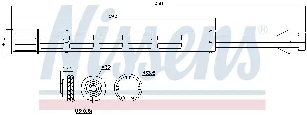 NISSENS 95358 - Trockner, Klimaanlage - ** FIRST FIT ** Bestseller