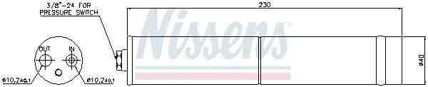 Sonderaktion NISSENS 95383 - Trockner, Klimaanlage