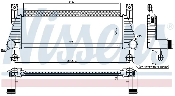 NISSENS 96222 - Ladeluftkühler - ** FIRST FIT ** Direkt Vom Hersteller
