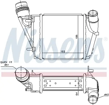 NISSENS 96410 - Ladeluftkühler - ** FIRST FIT ** Saisonangebot