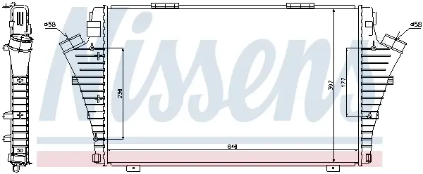 NISSENS 96646 - Ladeluftkühler - ** FIRST FIT ** Sonderangebot