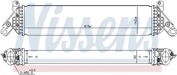 Neu NISSENS 96485 - Ladeluftkühler - ** FIRST FIT **