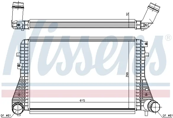 NISSENS 96493 - Ladeluftkühler - ** FIRST FIT ** Bestseller