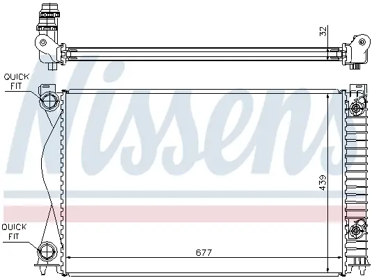NISSENS 60237A - Kühler, Motorkühlung - ** FIRST FIT ** Bestseller