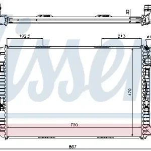 Billig NISSENS 60319 - Kühler, Motorkühlung