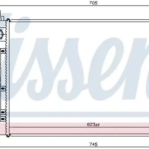 Kracherpreis NISSENS 606148 - Kühler, Motorkühlung