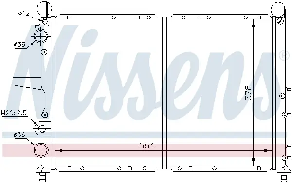 NISSENS 61816 - Kühler, Motorkühlung Neuheit