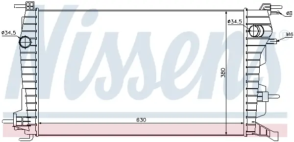NISSENS 637616 - Kühler, Motorkühlung Angebot