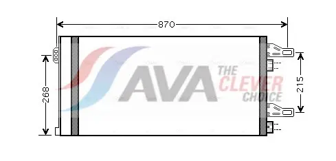 AVA Clever Choice CNA5246D - Kondensator, Klimaanlage - ** CLEVER FIT ** Heißes Angebot
