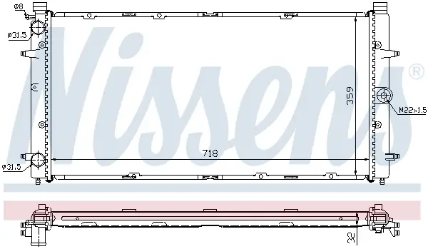 Neuheit NISSENS 65273A - Kühler, Motorkühlung - ** FIRST FIT **