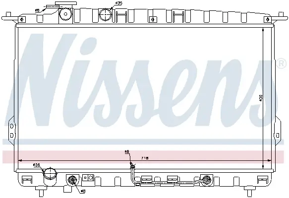 Preis Gesenkt NISSENS 67027 - Kühler, Motorkühlung