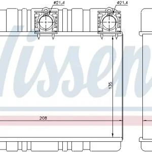 Top-Seller NISSENS 70514 - Wärmetauscher, Innenraumheizung